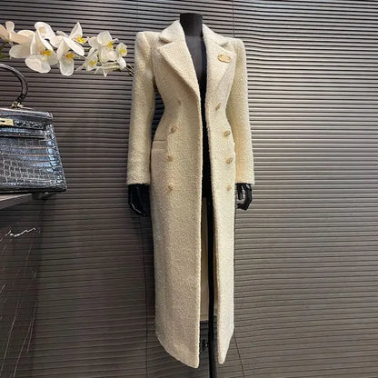 Warm and Cozy Woolen Coat for Women, Perfect for Winter Days.