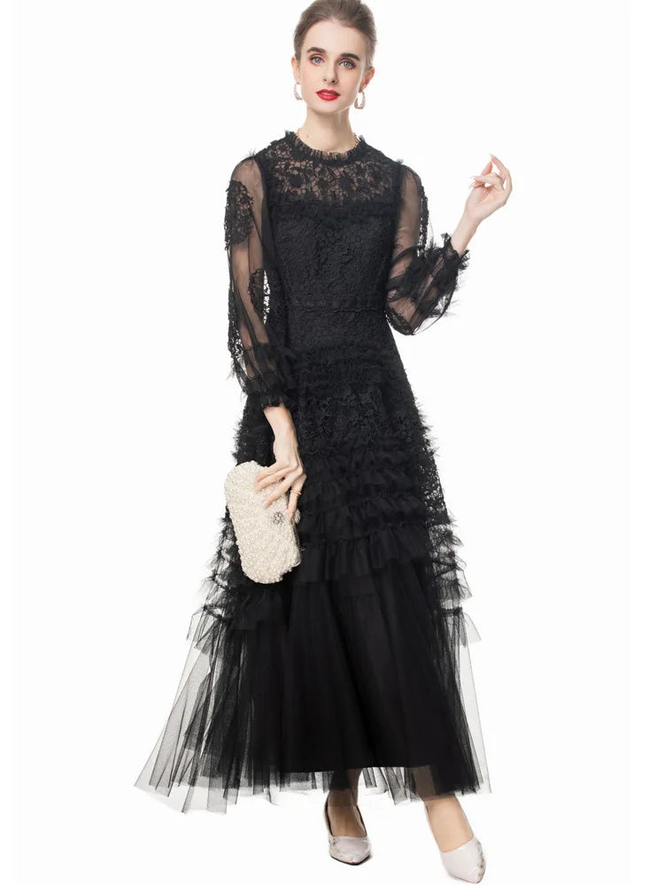 Designer Ruffles Dress