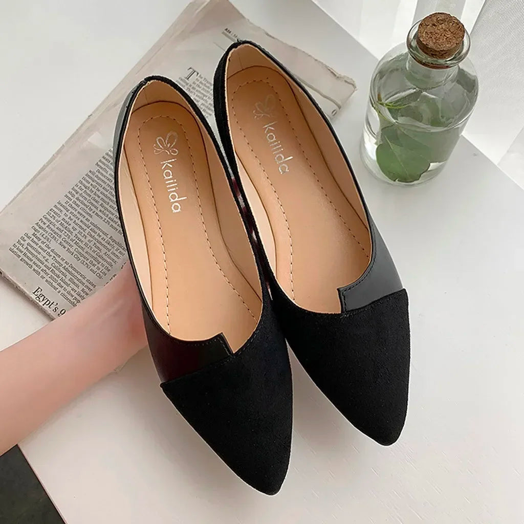 Fashion Splice Flat Shoes