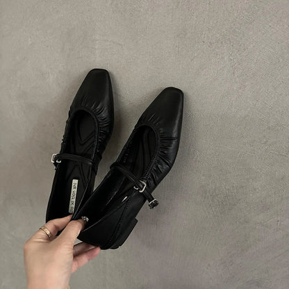 Silver Mary Jane Comfort Shoes