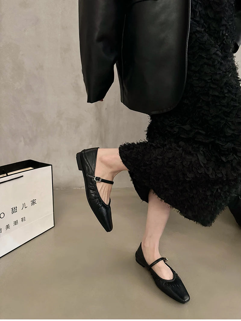 Silver Mary Jane Comfort Shoes