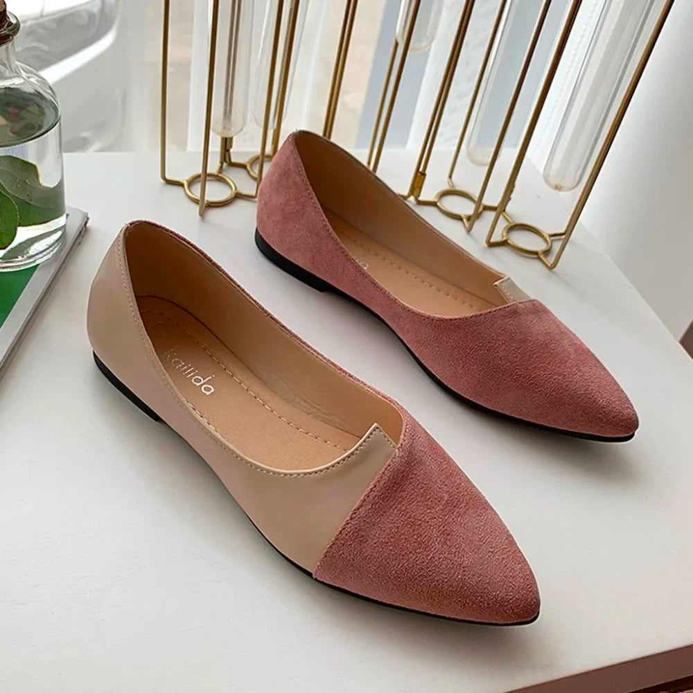 Fashion Splice Flat Shoes