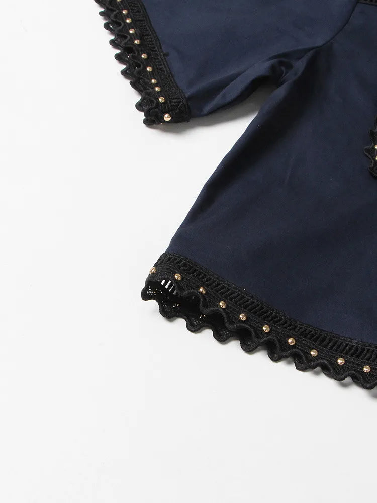 Elegant French 2-Piece Cotton Set