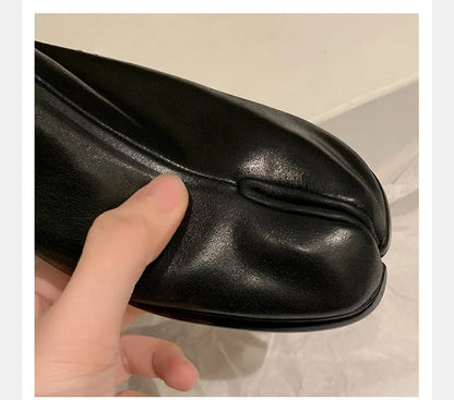 Trendy Japanese-inspired Split-Toe Loafers