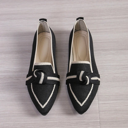 Comfortable and fashionable ballet flats loafers for women.