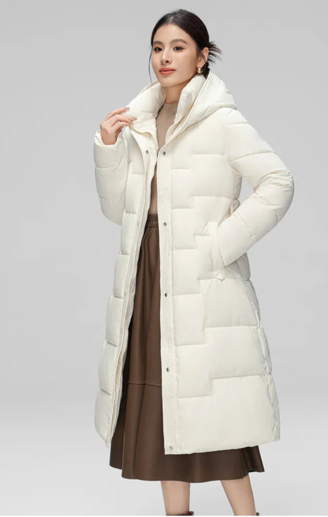 Winter coat styled for everyday wear.