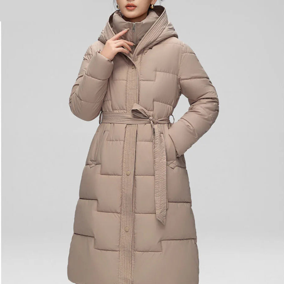 Cozy and casual winter coat perfect for cold weather.