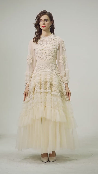 Designer Ruffles Dress